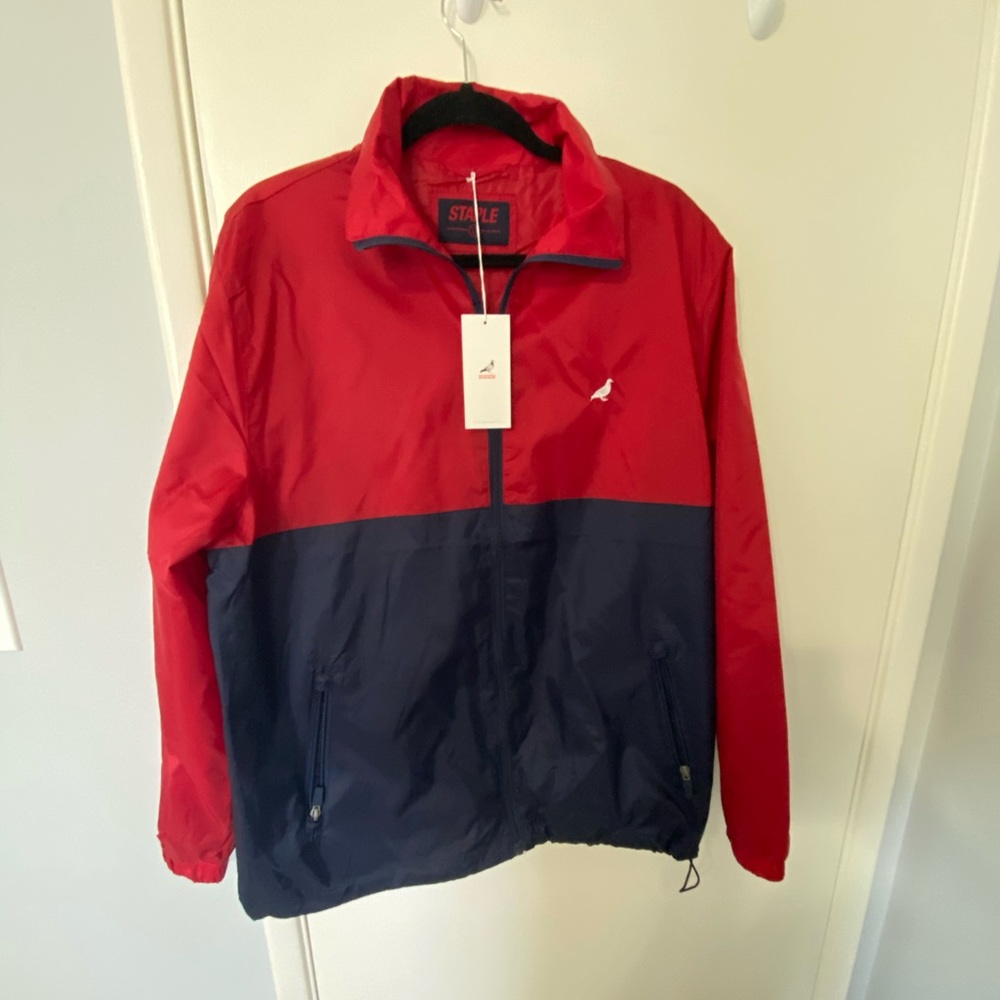 Staple rain jacket